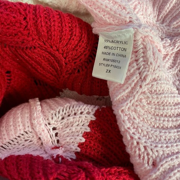 Andrée by Unit Color‎ Block Cozy Sweater Dolman Sleeve Pullover Women 2X 3X NWT - Picture 10 of 11